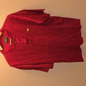 Men's golf shirt Bobby Jones size XL Maroon Masters tournament